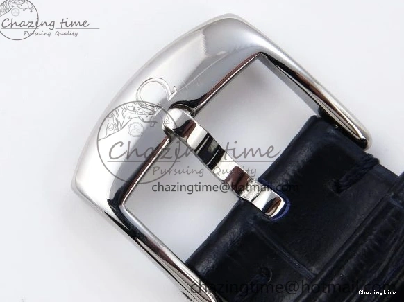 0106 Trendsetting De Ville Power Reserve SS MKF 1:1 Best Edition Blue Textured Dial on Black Leather Strap A 7742